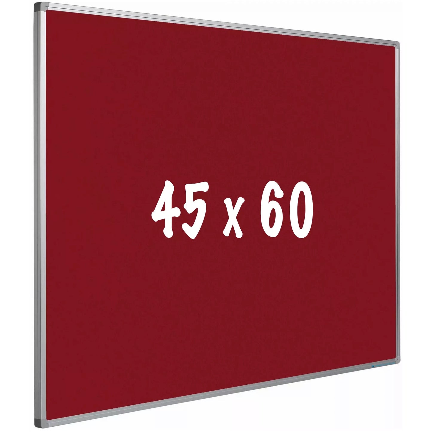 Prikbord kurk PRO Stan - Aluminium frame - Eenvoudige montage - Punaises - Rood - Prikborden - 45x60cm prikbord