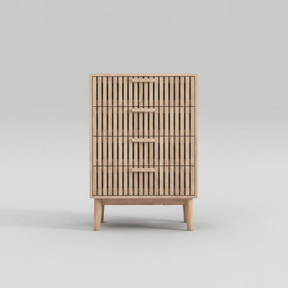 Dressoir - 4 Lades - Natuurlijk hout