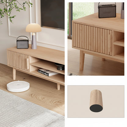 Houten Woonkamer TV-stand - 150x140x48cm, met Opbergruimte