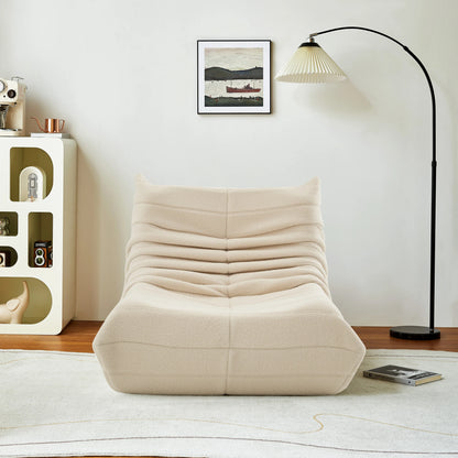 Kunstleren Slaapstoel - 86x65x75cm, Beige + Groen + Rood