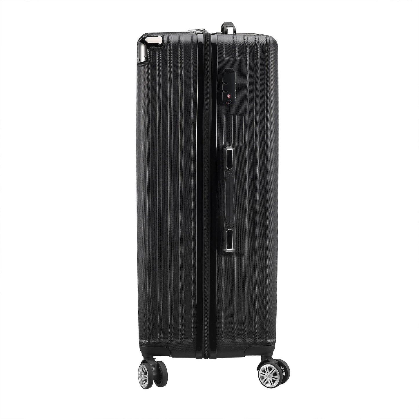 Kofferset - 3-delig Set - 360° Rolwiel - Zwart