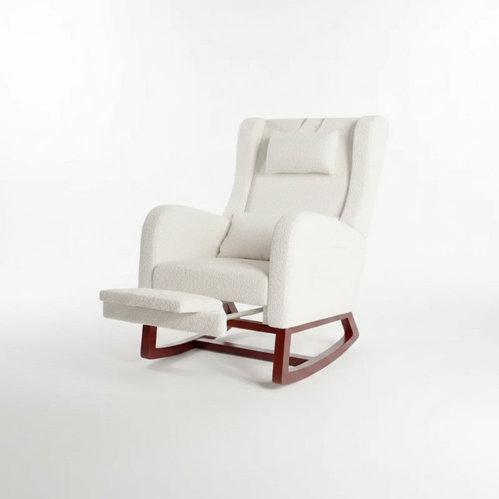 Reclinerstoel met Voetsteun - Gebroken Wit