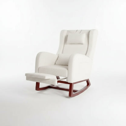 Reclinerstoel met Voetsteun - Gebroken Wit