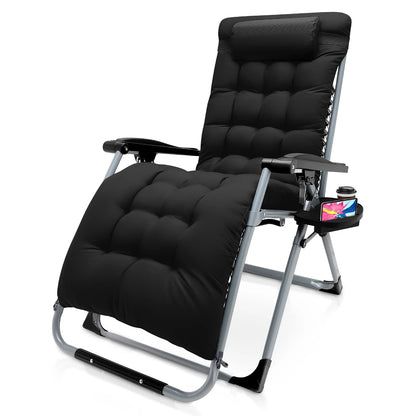 Anti-Gravity Loungestoel - Verstelbaar - Zwart