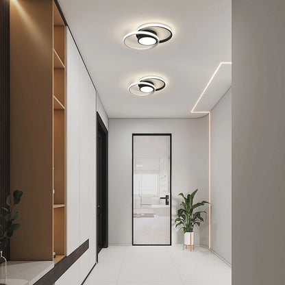 Dimmable LED Ceiling Light, 40W LED Ceiling Lamp 3000K/4500K/6500K,Chandelier White with Remote Control for Bedroom
