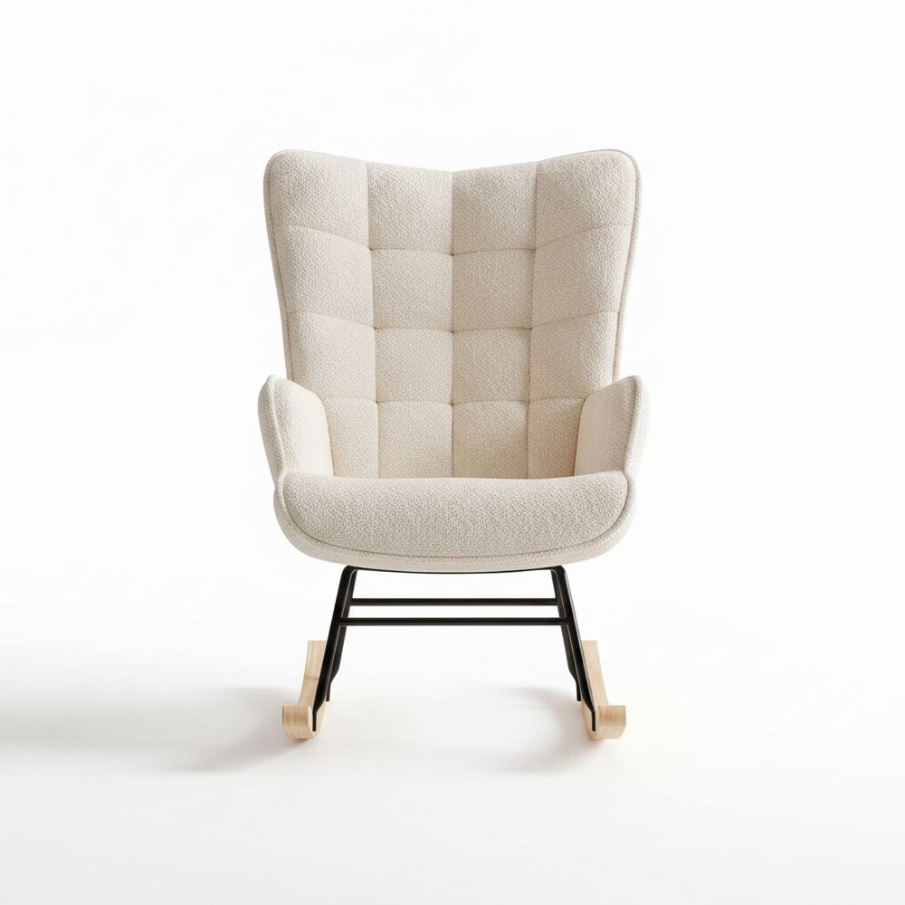 Relaxstoel - Gestoffeerd - Beige