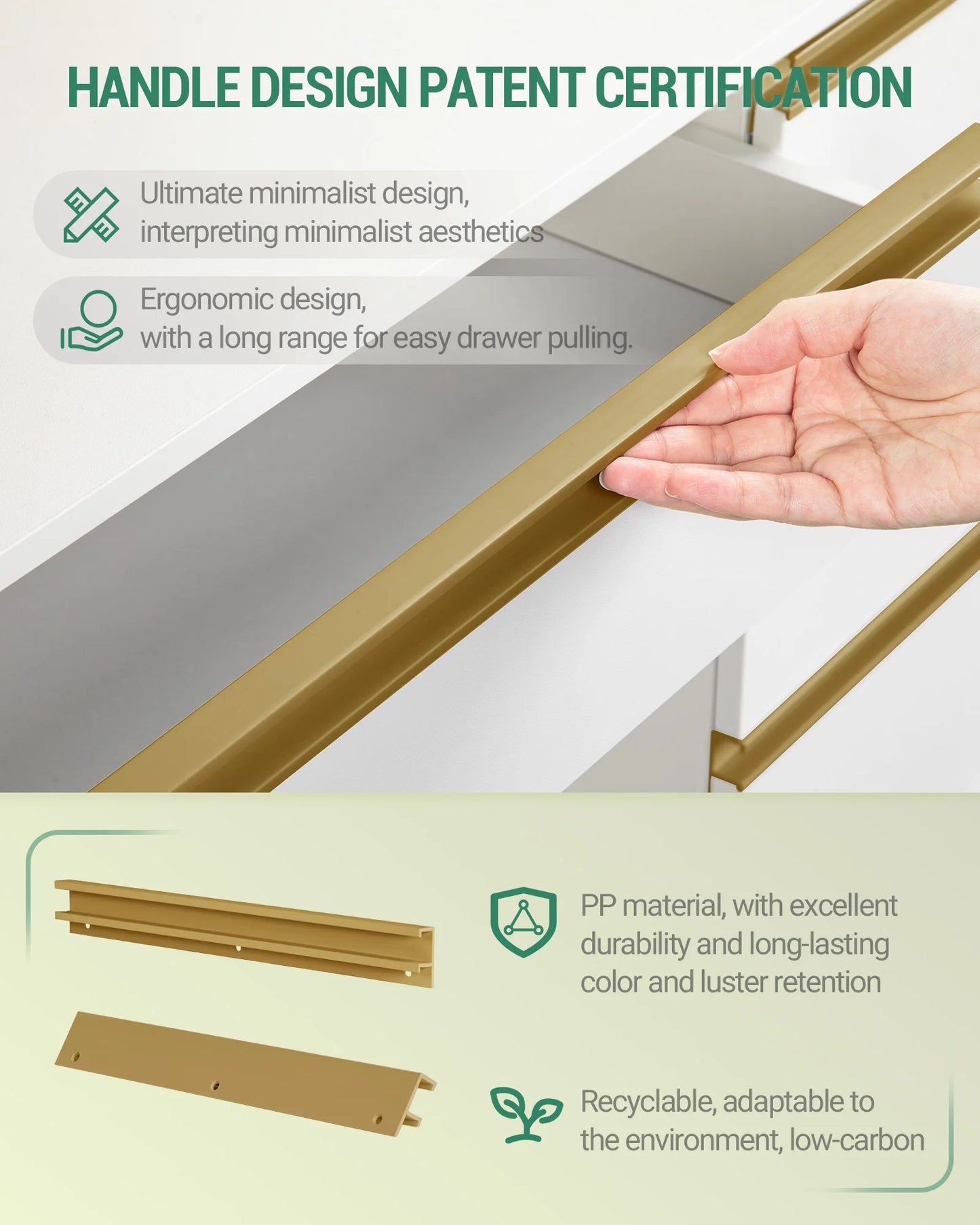 Dressing Table with 10 LED Light Balls,Adjustable Brightness,Large HD Mirror,1 Large Drawer and 8 Small Drawer Cabinets