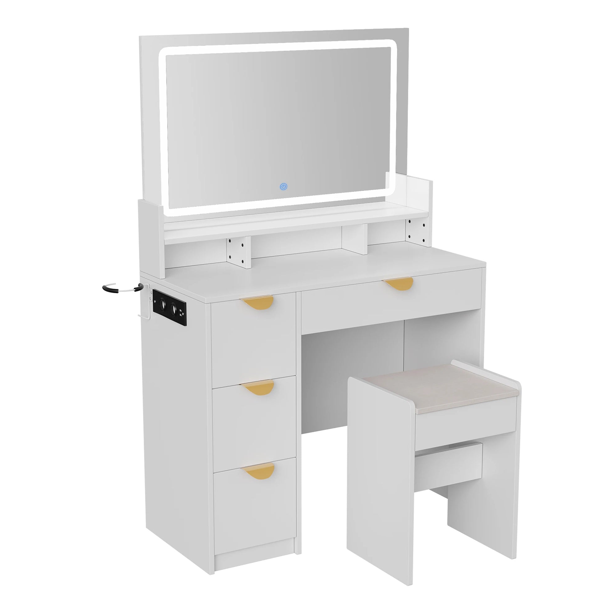 Make-up Tafel - Verlichte LED Spiegel - Wit