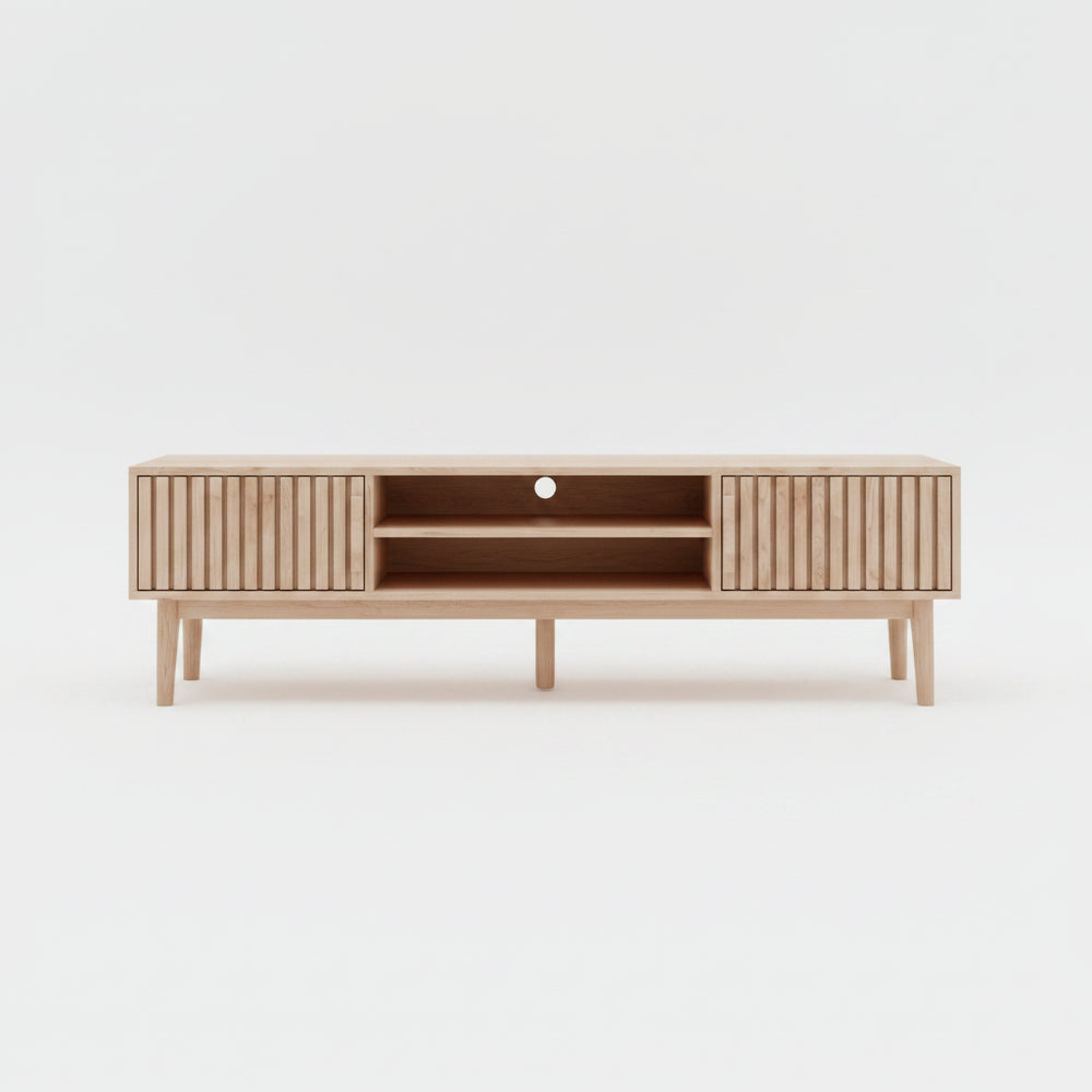 Houten Woonkamer TV-stand - 150x140x48cm, met Opbergruimte