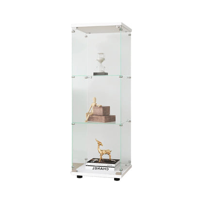 Glazen Displaykast - 3 Etages - 1 Deur - 49,3x16,7x14,3cm