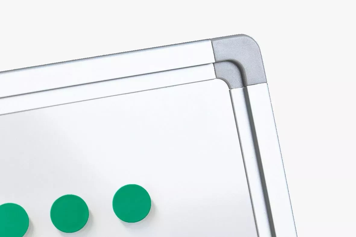 Whiteboard geëmailleerd staal Marlon - Wit - Magnetisch - 100x150cm Whiteboards